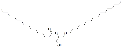 CAS 登录号：17752-41-9， 1-O-十六烷基-2-O-棕榈酰甘油