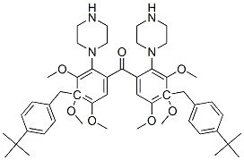 CAS#: 17766-62-0, 4-(4-Tert-Butylbenzyl)-1-Piperazinyl(3,4,5-Trimethoxyphenyl) Ketone