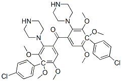 CAS#: 17766-66-4, 4-(4-Chlorophenyl)-1-Piperazinyl(3,4,5-Trimethoxyphenyl) Ketone
