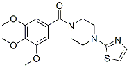 CAS#: 17766-79-9, 1-(2-Thiazolyl)-4-(3,4,5-Trimethoxybenzoyl)Piperazine