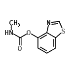 CAS#: 17767-71-4, 1,3-Benzothiazol-4-Yl Methylcarbamate