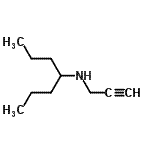 CAS 登录号：177721-70-9， N-(2-丙炔-1-基)-4-庚胺