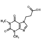 CAS#: 17781-08-7, 3-(1,3-Dimethyl-2,6-Dioxo-1,2,3,6-Tetrahydro-7H-Purin-7-Yl)Propanoic Acid