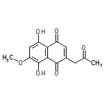 CAS#: 17790-94-2, 5,8-Dihydroxy-7-Methoxy-2-(2-Oxopropyl)-1,4-Naphthoquinone