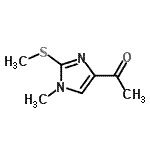 CAS#: 177910-95-1, 1-[1-Methyl-2-(Methylsulfanyl)-1H-Imidazol-4-Yl]Ethanone