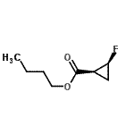 CAS#: 177933-52-7, Butyl (1S,2S)-2-Fluorocyclopropanecarboxylate