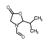CAS#: 177963-76-7, 2-Isopropyl-5-Oxo-1,3-Oxazolidine-3-Carbaldehyde