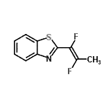 CAS#: 17822-22-9, 2-[(1E)-1,2-Difluoro-1-Propen-1-Yl]-1,3-Benzothiazole