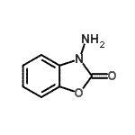 CAS 登录号：17823-06-2， 3-氨基-1,3-苯并恶唑-2(3H)-酮