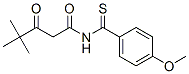 CAS#: 178408-09-8, N-(4-Methoxybenzenecarbothioyl)-4,4-Dimethyl-3-Oxopentanamide