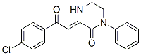 CAS 登录号：178408-27-0， (3Z)-3-[2-(4-氯苯基)-2-氧代乙亚基]-1-苯基哌嗪-2-酮