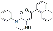 CAS 登录号:178408-30-5, (3E)-3-(2-萘-1-基-2-氧代乙亚基)-1-苯基哌嗪-2-酮