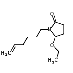 CAS 登录号：178671-80-2， 5-乙氧基-1-(5-己烯-1-基)-2-吡咯烷酮