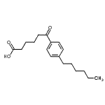 CAS 登录号：178686-77-6， 6-(4-己基苯基)-6-氧代己酸