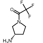 CAS 登录号：178688-08-9， 1-[(3S)-3-氨基-1-吡咯烷基]-2,2,2-三氟乙烷酮
