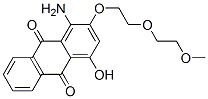 CAS 登录号：17869-11-3， 1-氨基-4-羟基-2-[2-(2-甲氧基乙氧基)乙氧基]蒽-9,10-二酮