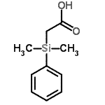 CAS#: 17887-62-6, [Dimethyl(Phenyl)Silyl]Acetic Acid