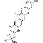 CAS#: 178877-78-6, O-(4-Hydroxyphenyl)-3,5-Diiodo-N-{[(2-Methyl-2-Propanyl)Oxy]Carbonyl}-L-Tyrosine