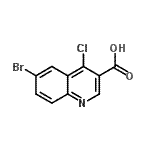 CAS#: 179024-70-5, 6-Bromo-4-Chloro-3-Quinolinecarboxylic Acid