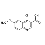CAS#: 179024-72-7, 4-Chloro-6-Methoxy-3-Quinolinecarboxylic Acid