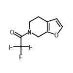 CAS 登录号：179061-04-2， 1-(4,7-二氢呋喃并[2,3-c]吡啶-6(5H)-基)-2,2,2-三氟乙烷酮