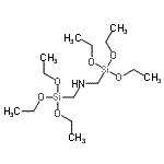 CAS 登录号：17907-63-0， 1-(三乙氧基硅烷基)-N-[(三乙氧基硅烷基)甲基]甲胺