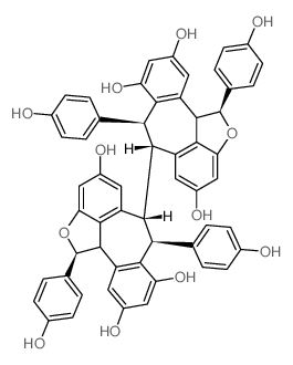 CAS 登录号：17912-85-5， (-)-Hopeaphenol