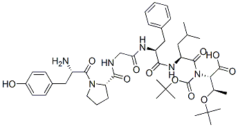 CAS#: 179124-36-8, tert-Butyloxycarbonyl-tyrosyl-prolyl-glycyl-phenylalanyl-leucyl-(O-tert-butyl)threonine