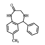 CAS#: 17972-75-7, 7-Methyl-5-Phenyl-1,3,4,5-Tetrahydro-2H-1,4-Benzodiazepin-2-One