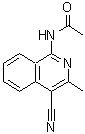 CAS#: 179985-52-5, N-(4-Cyano-3-Methyl-1-Isoquinolinyl)Acetamide