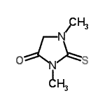 CAS#: 1801-62-3, 1,3-Dimethyl-2-Thioxo-4-Imidazolidinone