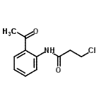 CAS 登录号：18014-78-3， N-(2-乙酰基苯基)-3-氯丙酰胺