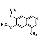 CAS#: 18029-55-5, 6,7-Dimethoxy-4-Methylisoquinoline