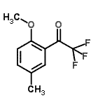 CAS 登录号：180311-39-1， 2,2,2-三氟-1-(2-甲氧基-5-甲基苯基)乙酮