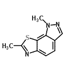 CAS#: 18035-09-1, 1,7-Dimethyl-1H-[1,3]Thiazolo[4,5-g]Indazole
