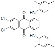 CAS#: 18038-98-7, 6,7-Dichloro-1,4-Bis(2,4,6-Trimethylanilino)Anthraquinone