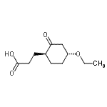 CAS 登录号：180413-78-9， 3-[(1S,4R)-4-乙氧基-2-氧代环己基]丙酸