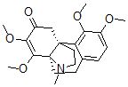 CAS 登录号：1805-85-2， 蓬花宁碱