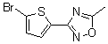 CAS#: 180530-13-6, 3-(5-Bromo-2-Thienyl)-5-Methyl-1,2,4-Oxadiazole