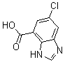CAS#: 180569-27-1, 5-Chloro-1H-Benzimidazole-7-carboxylic Acid