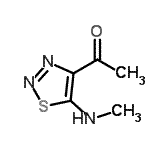 CAS#: 18076-41-0, 1-[5-(Methylamino)-1,2,3-Thiadiazol-4-Yl]Ethanone