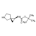 CAS#: 180975-57-9, 2-Methyl-2-Propanyl (1S,3R)-5-Azaspiro[2.4]Hept-1-Ylcarbamate