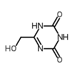 CAS 登录号：180986-94-1， 6-(羟基甲基)-1,3,5-三嗪-2,4(1H,3H)-二酮