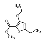 CAS#: 181063-74-1, Methyl 3-Ethoxy-5-Ethyl-2-Thiophenecarboxylate