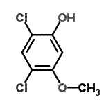 CAS#: 18113-13-8, 2,4-Dichloro-5-Methoxyphenol