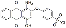 CAS#: 18122-67-3, 4-[(1-Amino-9,10-Dihydro-4-Hydroxy-9,10-Dioxo-2-Anthryl)Oxy]Benzenesulphonyl Chloride