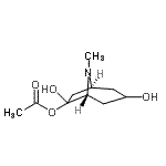 CAS 登录号：181229-99-2， (1S,5R)-3,6-二羟基-8-甲基-8-氮杂双环[3.2.1]辛-6-基乙酸酯