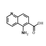 CAS 登录号：181283-83-0， 5-氨基-6-喹啉羧酸