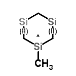CAS#: 18148-11-3, 1-Methyl-1lambda<Sup>3</Sup>,3lambda<Sup>2</Sup>,5lambda<Sup>2</Sup>-Trisilacyclohexane