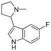CAS#: 1815-29-8, 5-Fluoro-3-(1-Methyl-2-Pyrrolidinyl)-1H-Indole